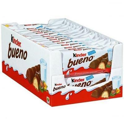 KINDER BUENO MILK CHOCOLATE BAR 43g X 30
